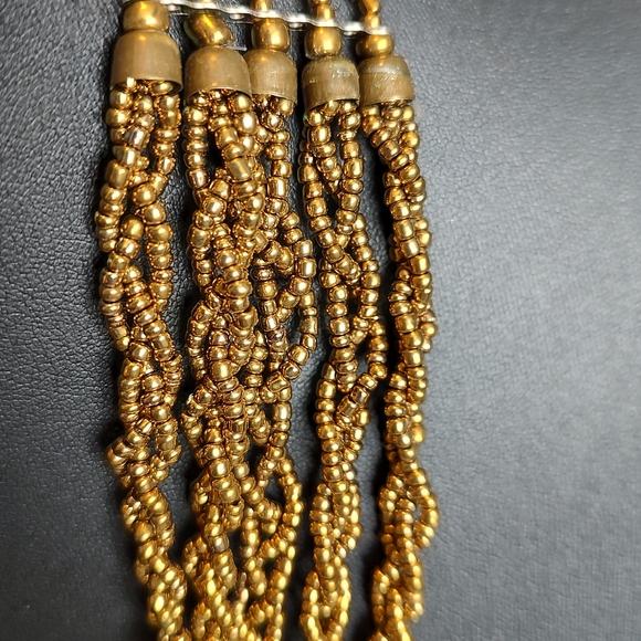Chic Gold Multi-Strand Necklace - Picture 5 of 8